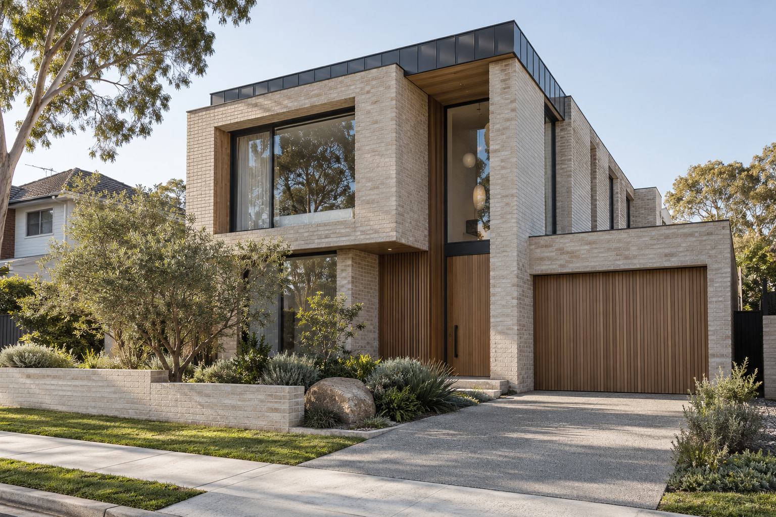 AI-generated architectural concept for new builds